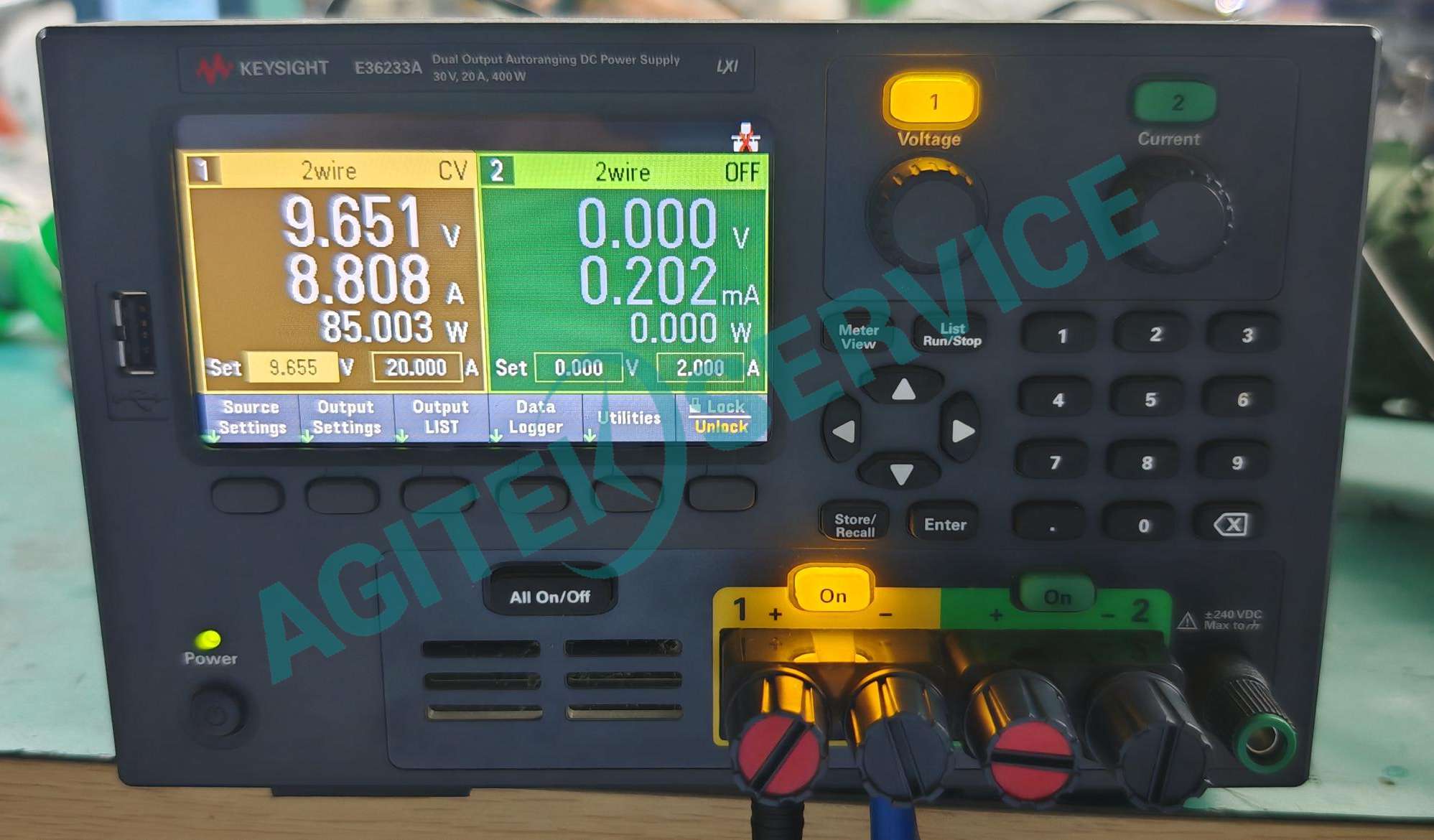 是德E36233A 電源帶載顯示UR修複圖